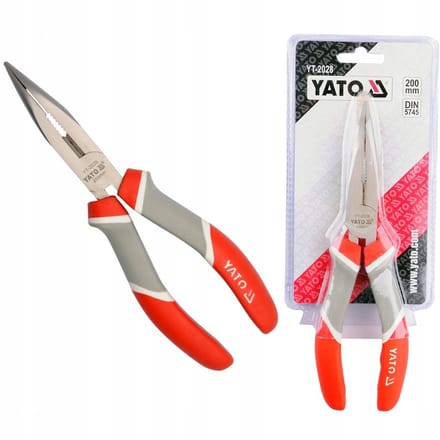 Yato Verlengde Gebogen Tang 200mm - Precisie en Duurzaamheid
