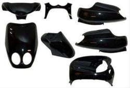 Plaatset Yamaha Neo's van bj. 2002 tot 2008 digitale cockpit 7 delig zwart metallic
