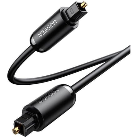 Ugreen - optische - kabel audiokabel 1,5 m digitale glasvezel Toslink SPDIF grijs - (70891)