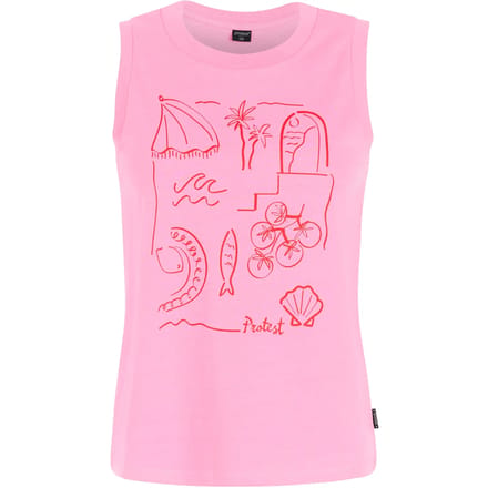 Protest PRTAnother - Singlet Dames - Normale pasvorm - Ronde hals - Mouwloos - Wit