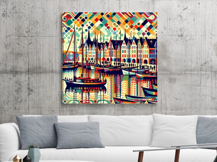 Kunstprint | Wanddecoratie | Canvas | 100 × 100 cm