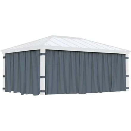 Canopia Gordijnen Grijs Voor Prieel Dallas 533x212cm