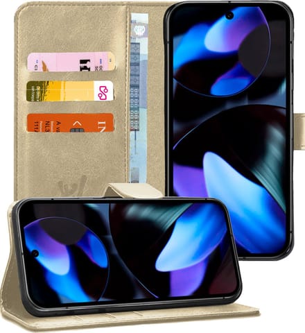 Hoesje geschikt voor Google Pixel 9 / 10 - Portemonnee Book Case Goud