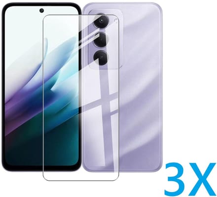 Glasplaatje Geschikt voor: Xiaomi 15 - 3x Screenprotector - screen protector - glas - bescherm - beschermglas