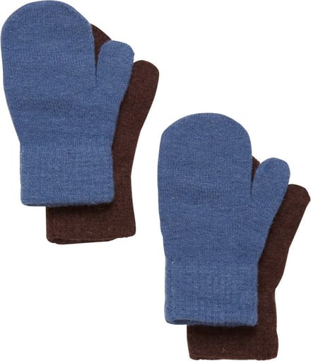 Celavi - Wanten voor kinderen - 2-pack - Magic - Chinees Blauw - maat M (3-6 year)