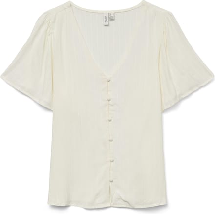 VERO MODA - VMCARRIE S/S V-NECK SHIRT WVN BTQ GA - Dames - Blouses