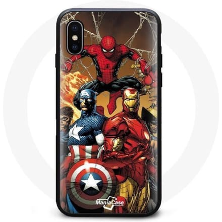 Coque - MANIACASE - Iphone XS Max - Spiderman - Souple - Protection contre les chocs