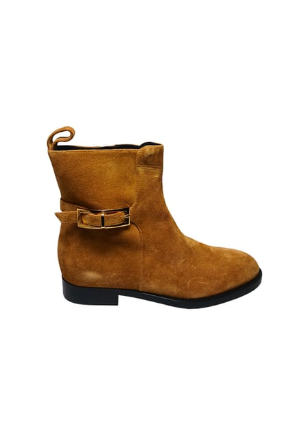 B09490-MCRM13-2180-370 Sergio Rossi Vrouw Suede Brown
