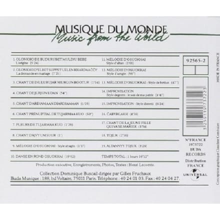 Various Artists - Yakoutie: Épopées Et Improvisations (Sibérie 2) (CD)