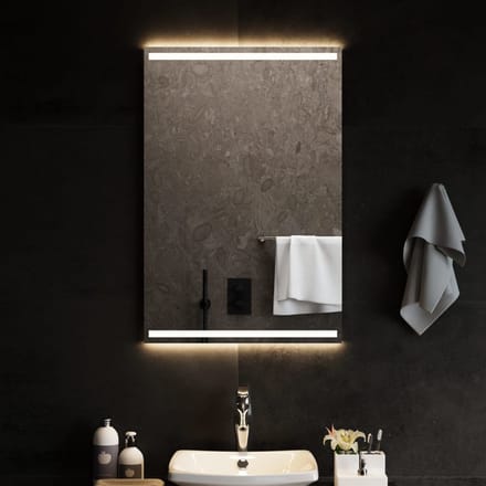 vidaXL - Badkamerspiegel - LED - 60x90 - cm