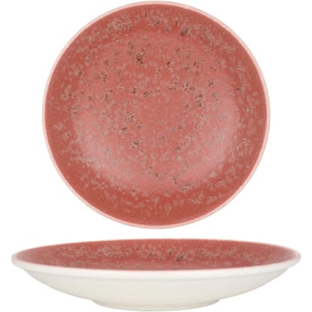 Rinart Diepbord - Rosa - Porselein - 25 cm (900cc) - set van 6