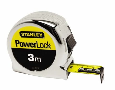 Stanley PowerLock - Rolmaat - 5m - 19mm - ABS Behuizing