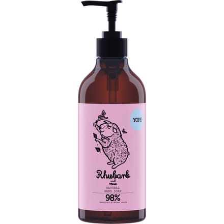 YOPE Hand Soap Rhubarb And Rose 500 ml