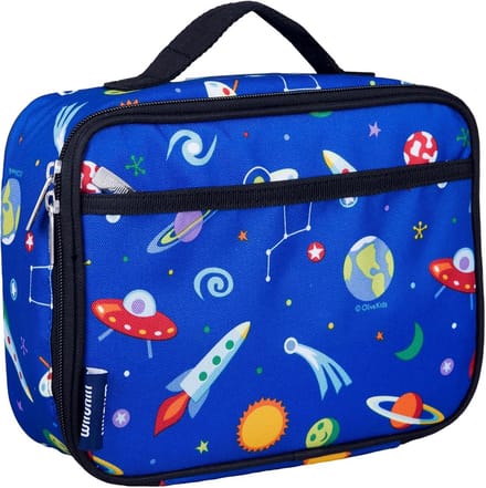 Geïsoleerde Kinder Lunchtrommel Textiel Meerkleurig
