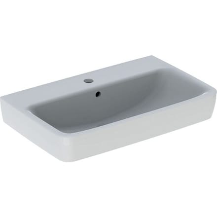 Geberit Renova Compact washbasin 65 cm with tap hole and overflow 501.714.00.1