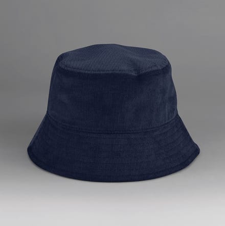 Bucket Hat/Bob van Ribstof/fluweel,Oxford Navy Blauw , maat S/M