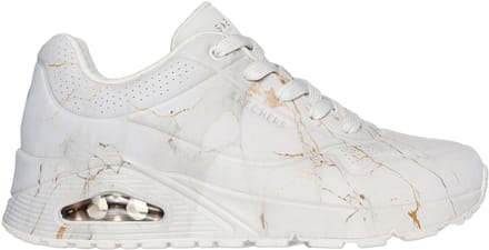 Skechers Uno - Marbel Marvel - Dames Sneakers - Wit