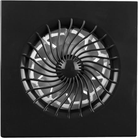 Badkamerventilator - Kleine Kamerventilator Ventilator - Schimmel Voorkomen - Met Vochtsensor - 100 mm - Antraciet