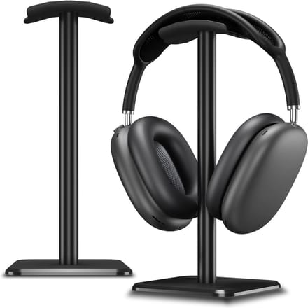 Hoofdtelefoon standaard - universele headset houder - zwart - gewogen basis