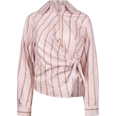 Nukus Nks02122 83 noa blouse stripes blush/fango