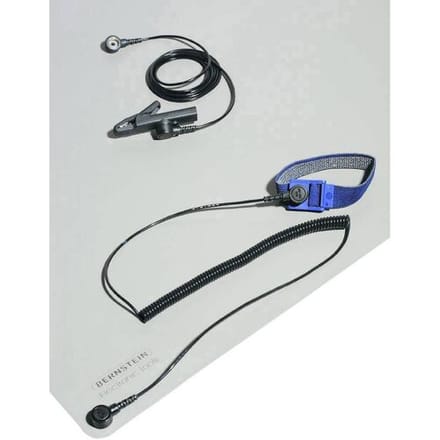 BERNSTEIN Tools for Electronics 9-361 ESD-bureaumatset Platina-grijs (l x b) 900 mm x 610 mm