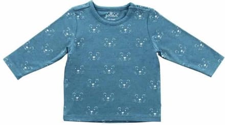 Jollein longsleeve Little lion teal 74/80