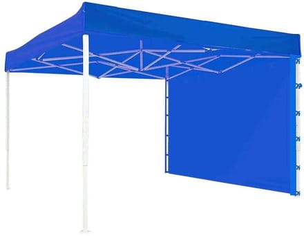 Paviljoen tent - waterdicht - 3 x 2 m - rood/blauw - opvouwbaar