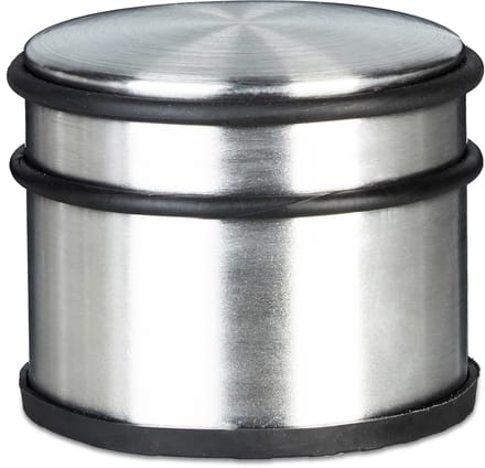 3x deurstopper 1 kg - XL deurvastzetter - deurbuffer - deurstop verchroomd