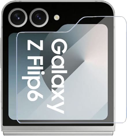 Screenprotector geschikt voor Samsung Galaxy Z Flip 6 / Flip 7 FE Screenprotector – Gehard Glas - Proteqt+
