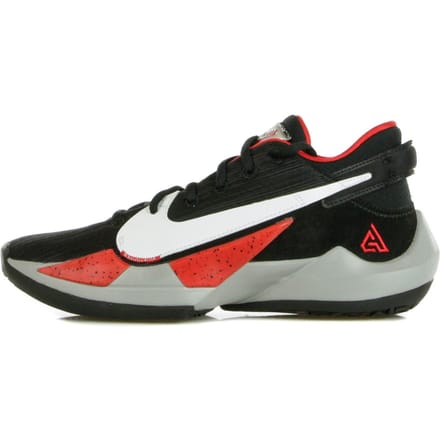 Basketbalschoen heren Zoom Freak 2 Zwart/wit/universiteitsrood