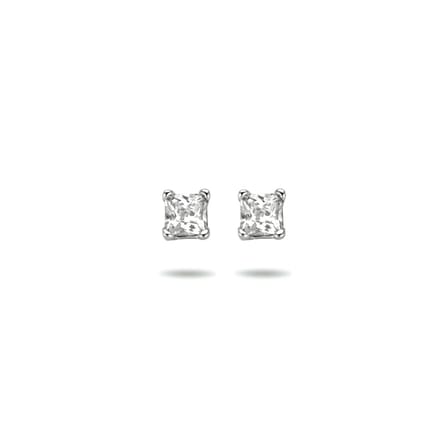 Glams oorknoppen zirkonia - 3 - Zilver