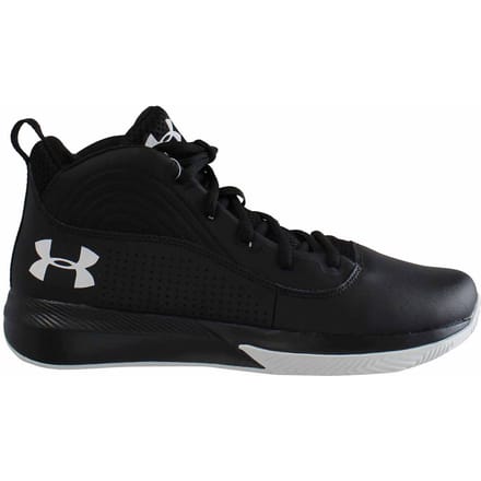 Under Armour GS Lockdown 4-BLK Zwarte kinderschoenen