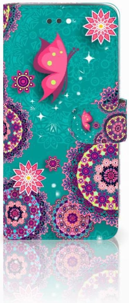 Apple iPhone 7 Plus | 8 Plus Hoesje Cirkels en Vlinders