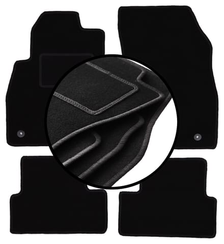 Complete set veloursmatten voor: Opel Cascada cabrio (2012-)