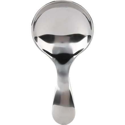 Cuillère multifonctionnelle en acier inoxydable à manche court pour glace, sucre, thé, sel, café white