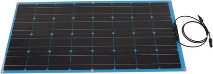 Flexibel Zonnepaneel - Draagbare Oplader - Off-Grid Stroom - Hoge Conversie Efficiëntie - 105 x 54 cm - Zwart