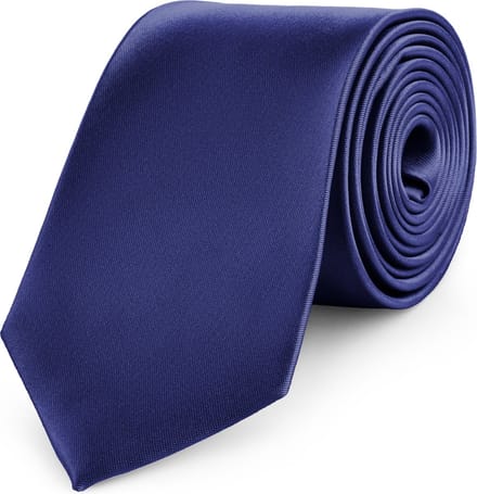 Ladeheid Stropdas - Stropdassen voor Heren - Lengte: 150 cm, Breedte: 8 cm - Donkerblauw15 - LA-SR-KP-8