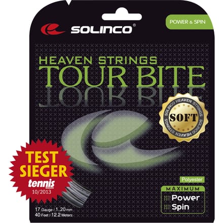 Solinco Tour Bite Soft Set Snaren 12,2m-Zilver