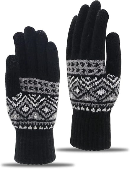 Warme Gebreide Winterhandschoenen met Touchscreen Functionaliteit