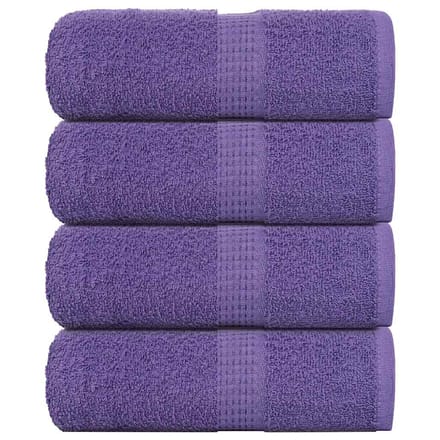 vidaXL - Gastendoekjes - FROGN - 4 - st - 30x50 - cm - 360 - g/m² - paars