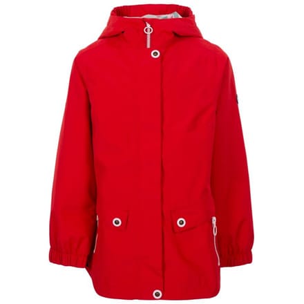 Trespass Meisjes Flourish TP75 Waterdichte Jas (Rood)