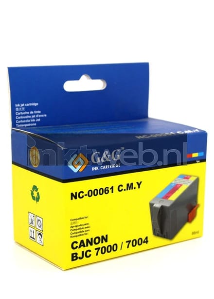 Huismerk Canon BCI-61C kleur (Huismerk (compatible))