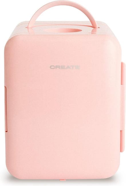 CREATE - Minikoelkast voor cosmetica 4 L warm en koud - Pastel roze - FRIDGE MINI BOX