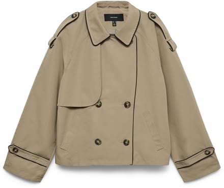 VERO MODA - VMLUCIACHLOE SHORT TRENCHCOAT - Dames - Gewatteerde jassen