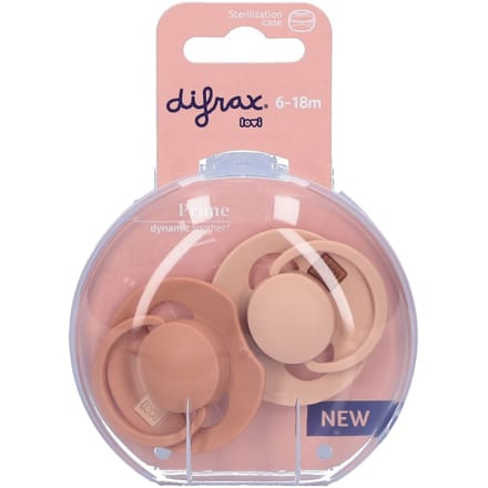 Difrax Dynamic Fopspeen 6-18M Prime Ass Geen kleurkeuze mogelijk 2