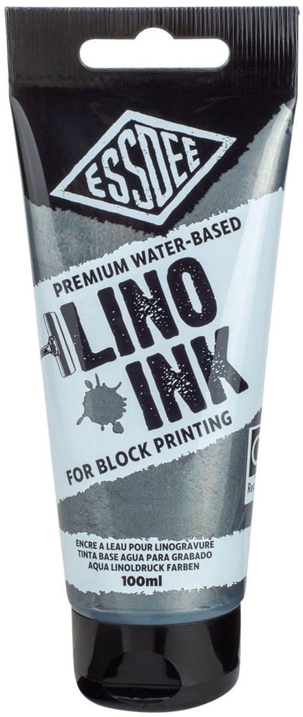 Essdee Lino Inkt - Metallic Zilver 100 ml