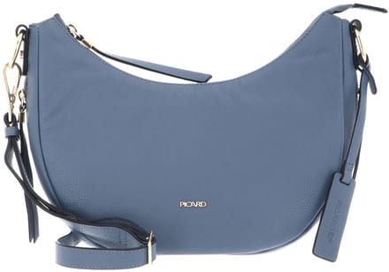 PICARD schoudertas Java Cross Bag Denim blauwgrijs