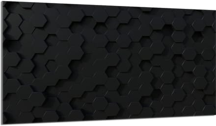 TMK ArtDeko - Serie - Glazen Beschermplaat - 90x52 cm - Veelzijdig