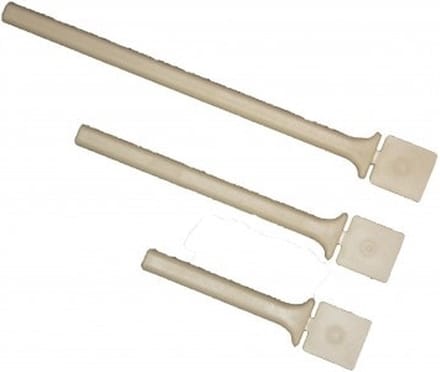 Plastic zitstok voor vogels – 10 cm - Plastic zitstok 10 cm beige - Zitstokken