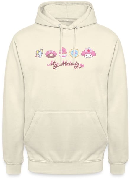 My Melody Met Flat En Gebakjes Hoodie Unisex